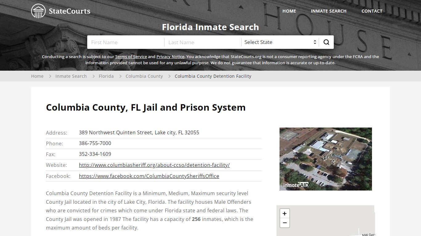 Columbia County Detention Facility Inmate Records Search ...